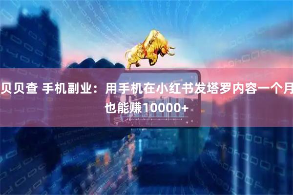贝贝查 手机副业:用手机在小红书发塔罗内容一个月也能赚10000+